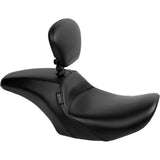 LePera Outcast Seat With Backrest Plain - LV-987BR For Harley Touring 2023-2026