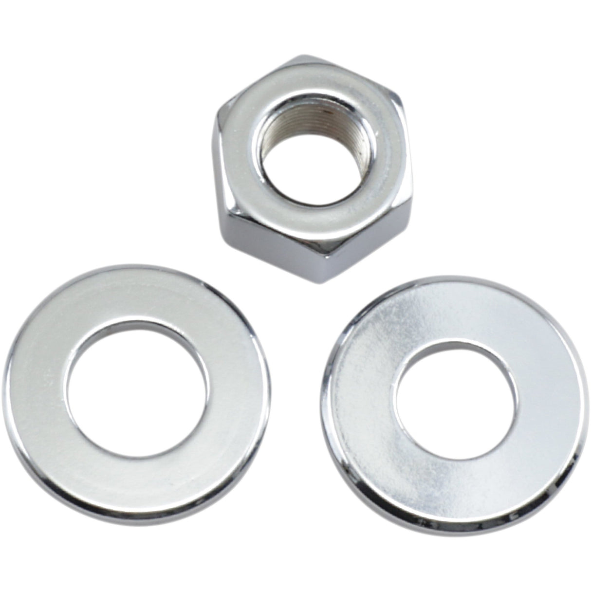 Colony Rear Axle Nut And Washer Kit Rear - 8715-4 For Harley Motorcycles 1973-1984