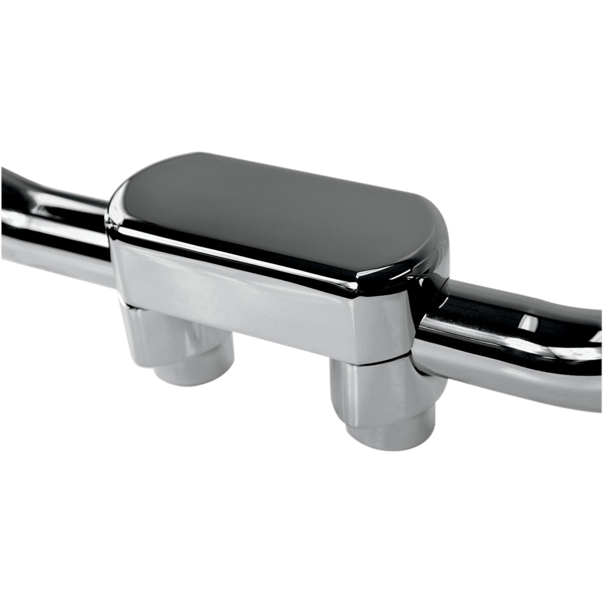 DRAG SPECIALTIES 0602-0600 Handlebar Riser & Top Clamp Kit 1-1/2" - big buffalo - chrome