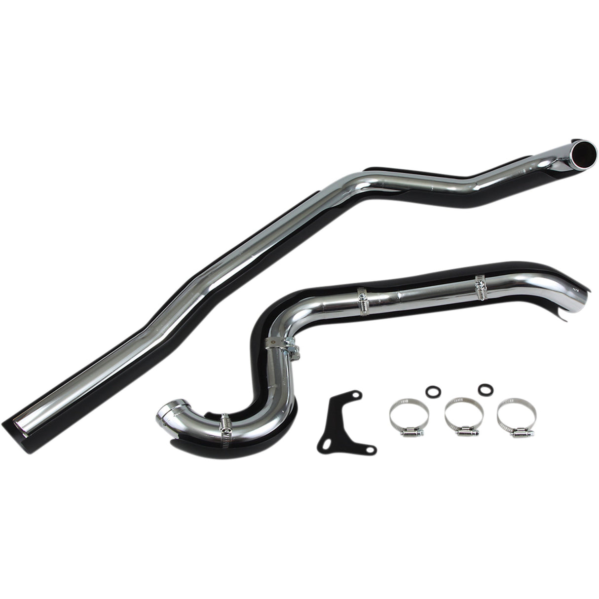 Cobra True Dual 2-Into-2 Header System - 6250RB For Harley Touring 1995-2006
