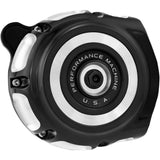 Performance Machine Vintage Air Cleaner - 0206-2142-BM For Harley Motorcycles 2017-2023