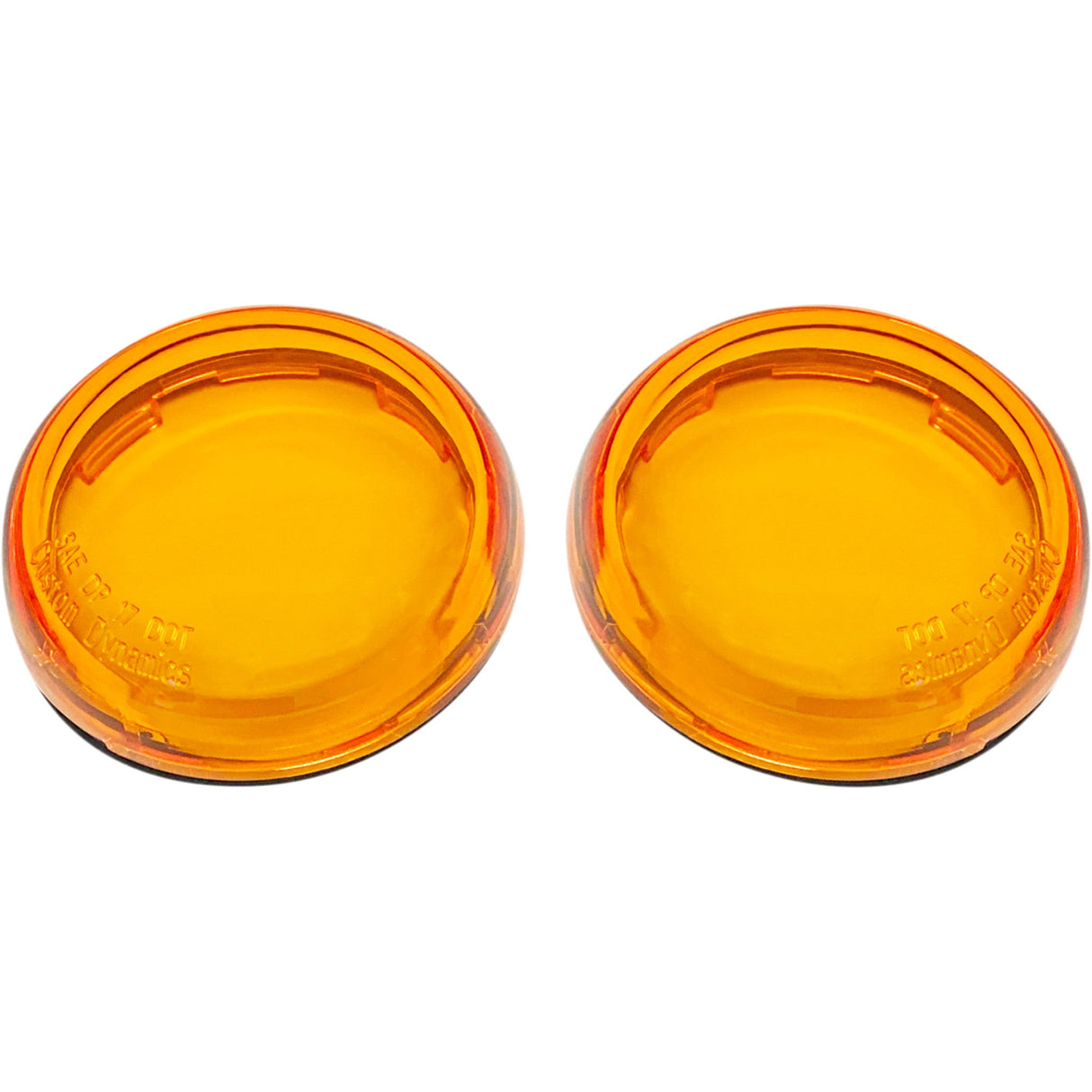CUSTOM DYNAMICS 2020-1753 PRO-B-LENS-AMB ProBEAM® Deuce-Style Turn Signal Lenses ProBEAM® Replacement Lenses - Amber