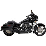 Cobra Turn Out 2-Into-1 Exhaust System Black - 6270B-1 For Harley Touring 2009-2016