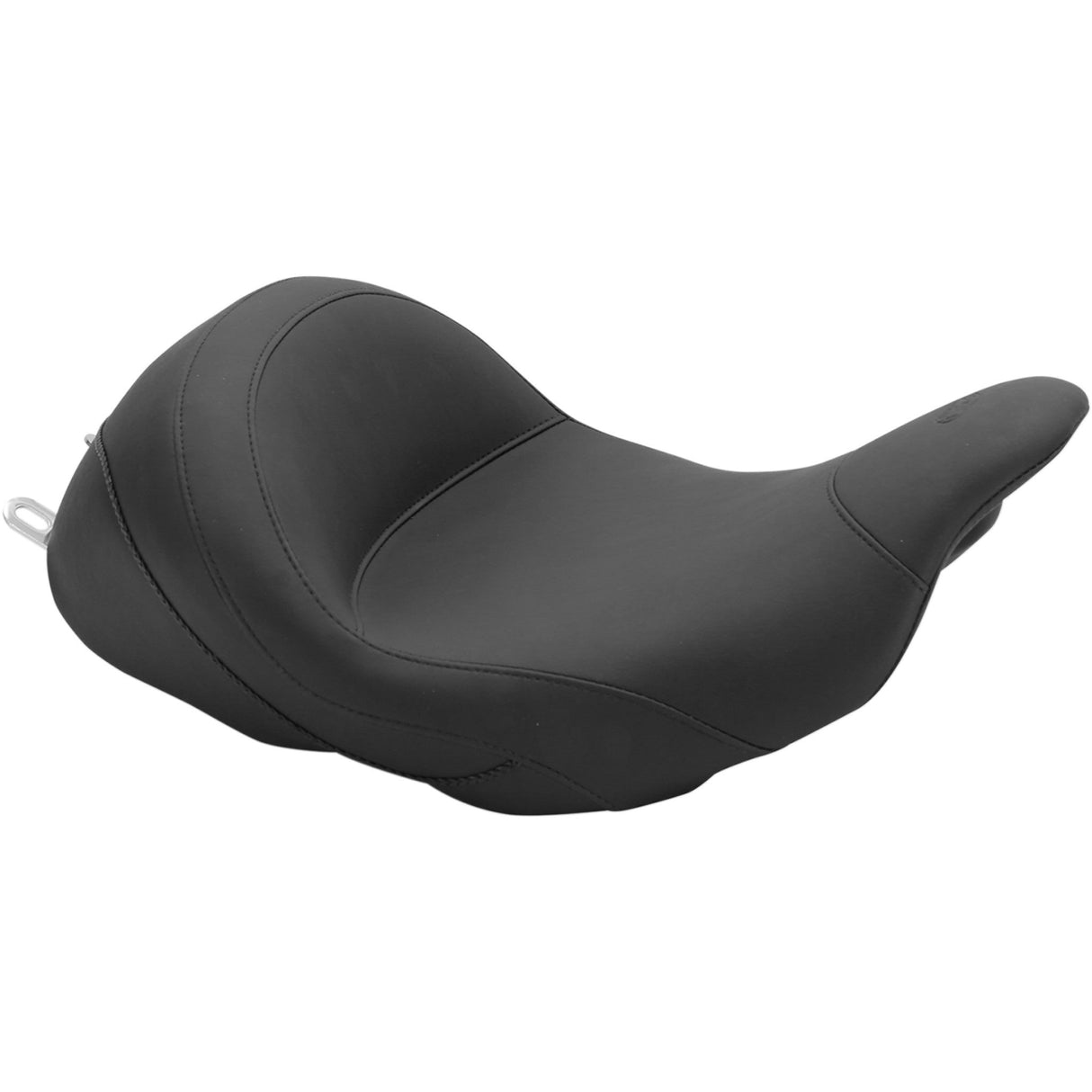 Mustang Lowdown™ Solo Seat — Without Backrest No Driver Backrest Smooth - 76078 For Harley Touring 2008-2025