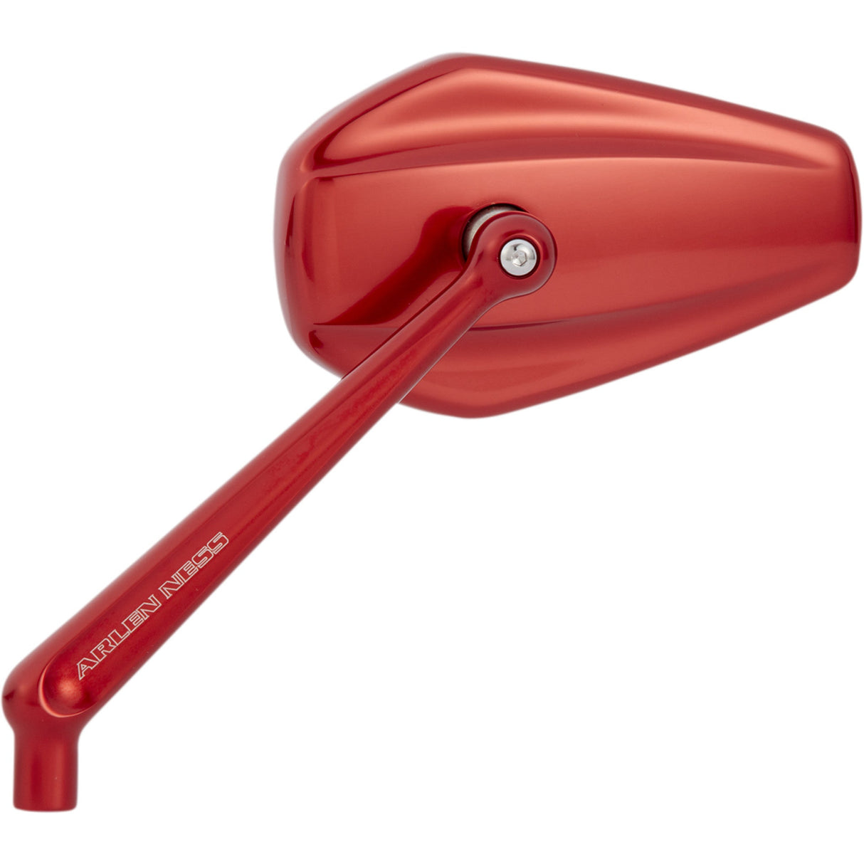 ARLEN NESS 0640-1388 13-152 Mini Stocker Forged Mirror - Mini/Stocker - Side View - Hexagon - Red - Left