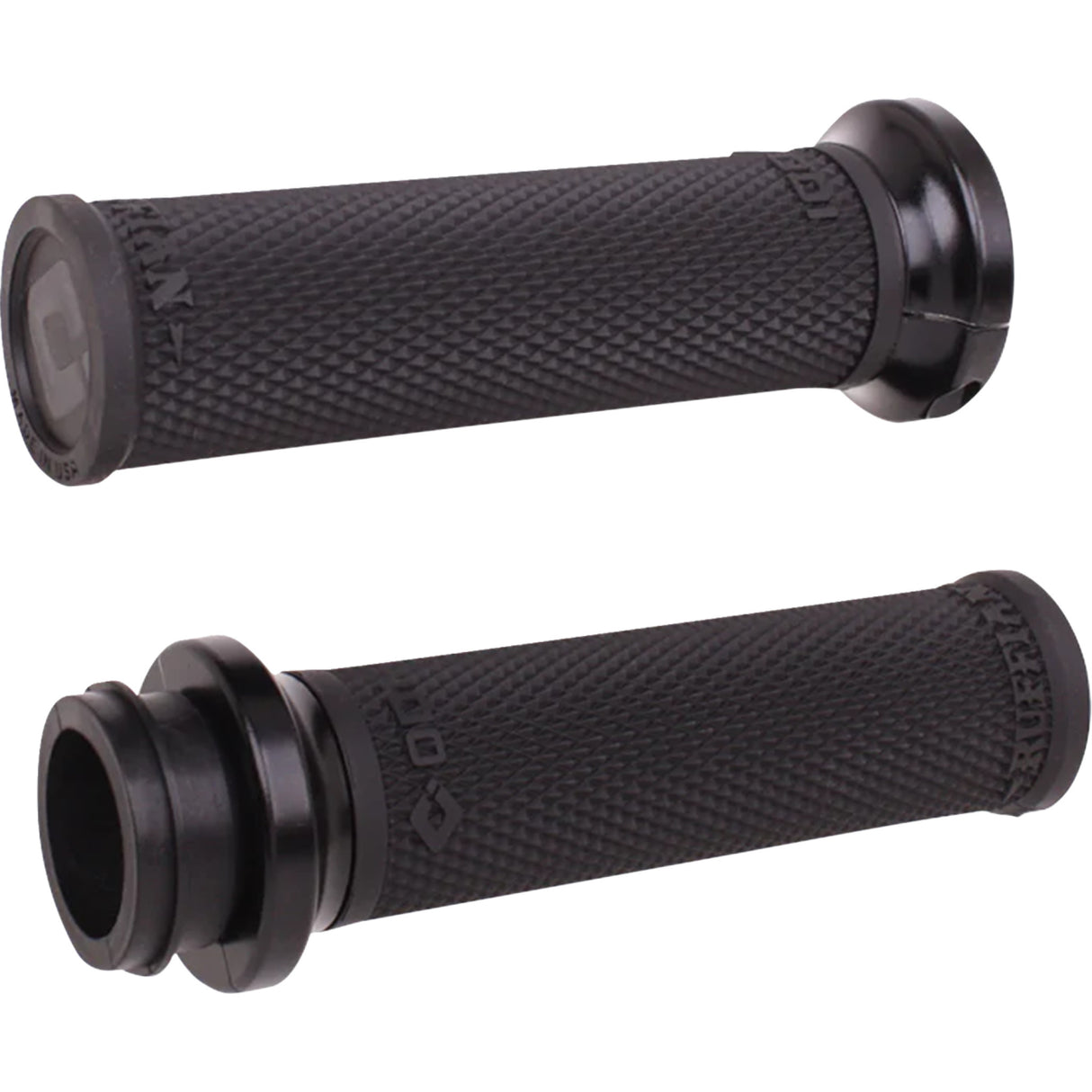 ODI Ruffian Lock-On Street Grips Indian TBW Black - V30ITWB-B For Indian 2018-2024