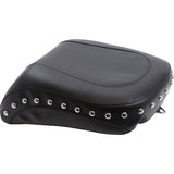 Mustang Wide Rear Seat Studded Black - 76235 For Harley Softail Deluxe 2005-2017