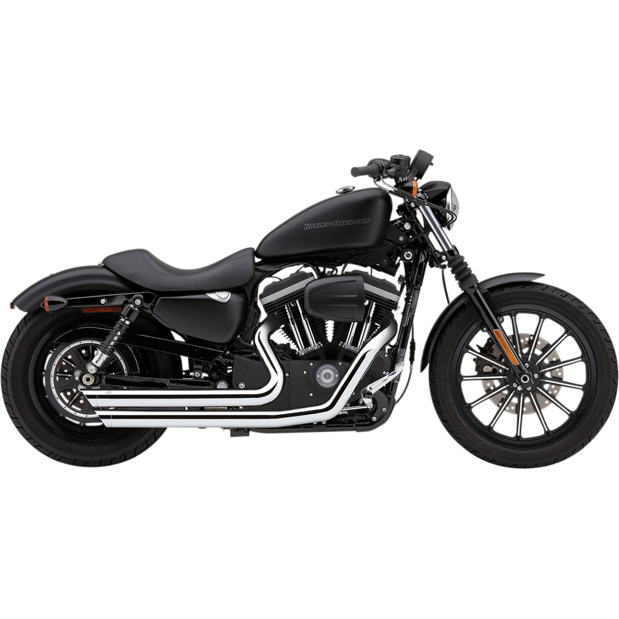 Cobra Speedster Slashdown 2-Into-2 Exhaust System - 6882 For Harley Sportster 2004-2006