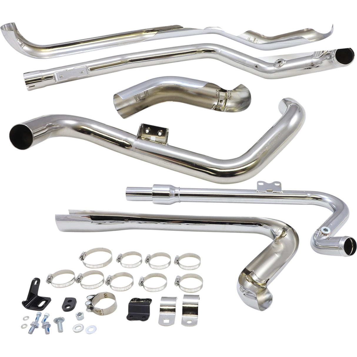 Cobra True Dual 2-Into-2 Header System - 6257 For Harley Touring 2017-2022