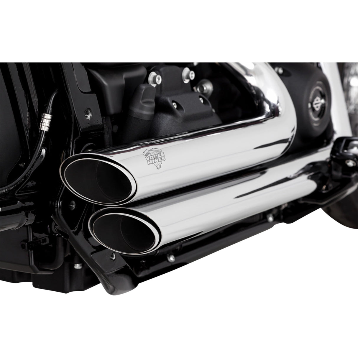 Vance & Hines Shortshots Staggered PCX™ Exhaust System Chrome - 17333-22 For Harley Softail 2018-2022