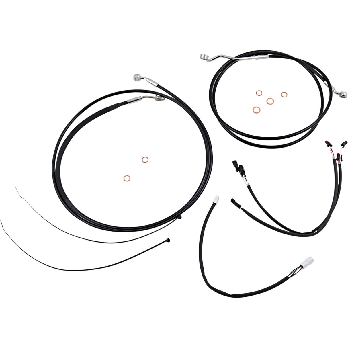 MAGNUM SHIELDING 0662-0696 489882 XR Handlebar Installation Kit - Black/Chrome