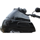 Klock Werks Flare® Windshield 9" Black - KWW-02-0501 For Harley Dyna 1985-1992