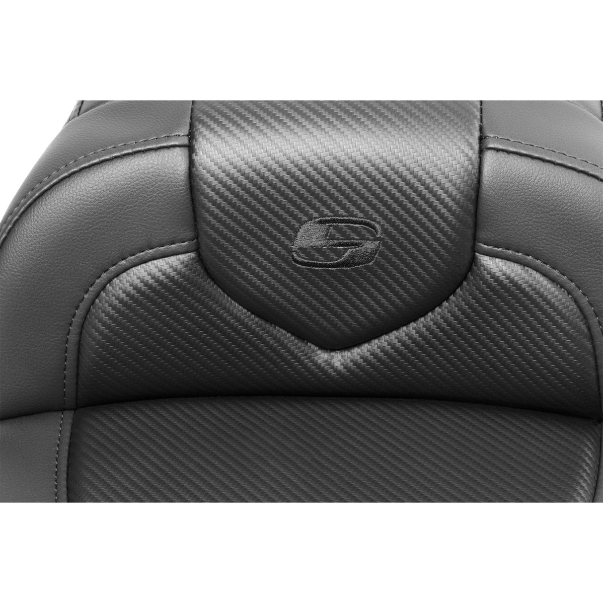 Saddlemen Roadsofa™ Carbon Fiber Seat Without Backrest - 823-07-18500 For Harley Touring 2023-2026