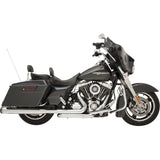Khrome Werks 2-Into-2 Dominator Exhaust System Chrome FL With 4-1/2" Muffler - 200630 For Harley Touring 2009-2016
