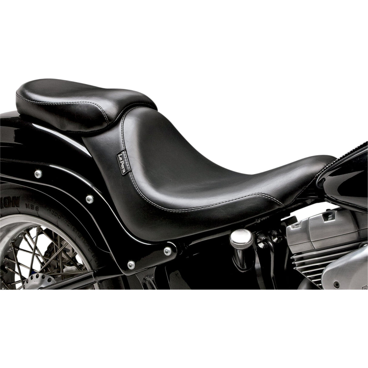 LePera Silhouette Pillion Pad Deluxe FL FX - LK-800P For Harley Softail 2006-2017
