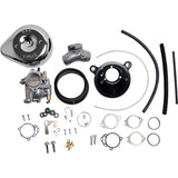 S&s Cycle Carburetor W Stealth Air Cleaner - 110-0145 For Harley Motorcycles 1984-1999