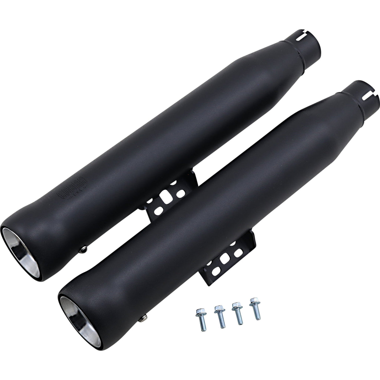 Cobra Neighbor Hater Slip-On Mufflers Black Flhc Flhcs Flde - 6048B For Harley Softail 2018-2024