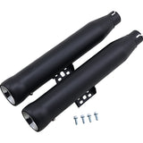 Cobra Neighbor Hater Slip-On Mufflers Black Flhc Flhcs Flde - 6048B For Harley Softail 2018-2024