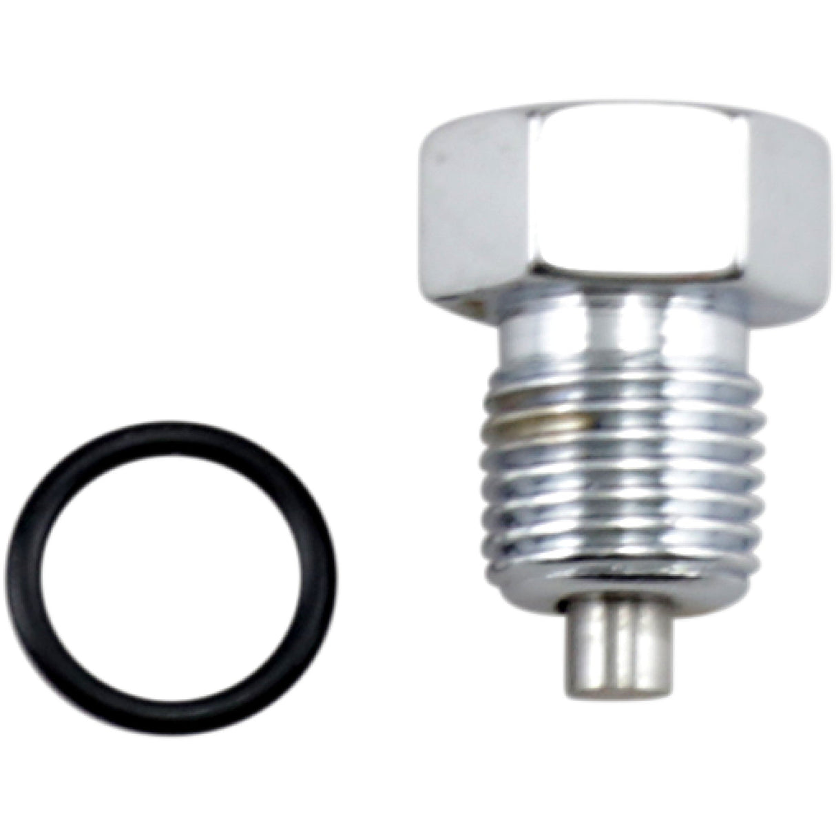 Colony Drain Plug Oil Tank With Gasket Magnetic Chrome - 2296-1 For Harley Motorcycles 1999-2016
