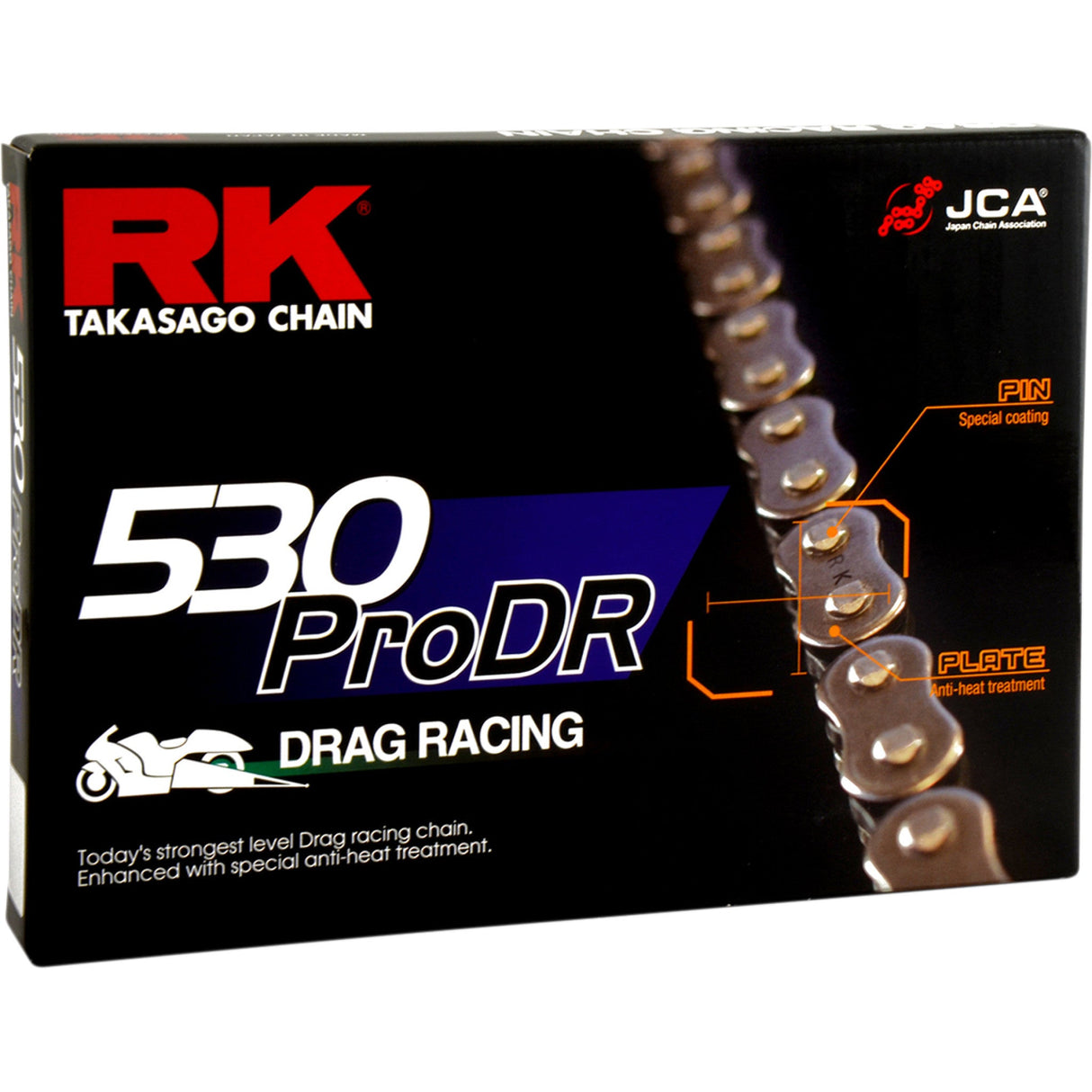 RK 1221-0159 530PRODR-120 530 ProDR Drag Racing Chain 530 ProDR - Drag Racing Chain - 120 Links