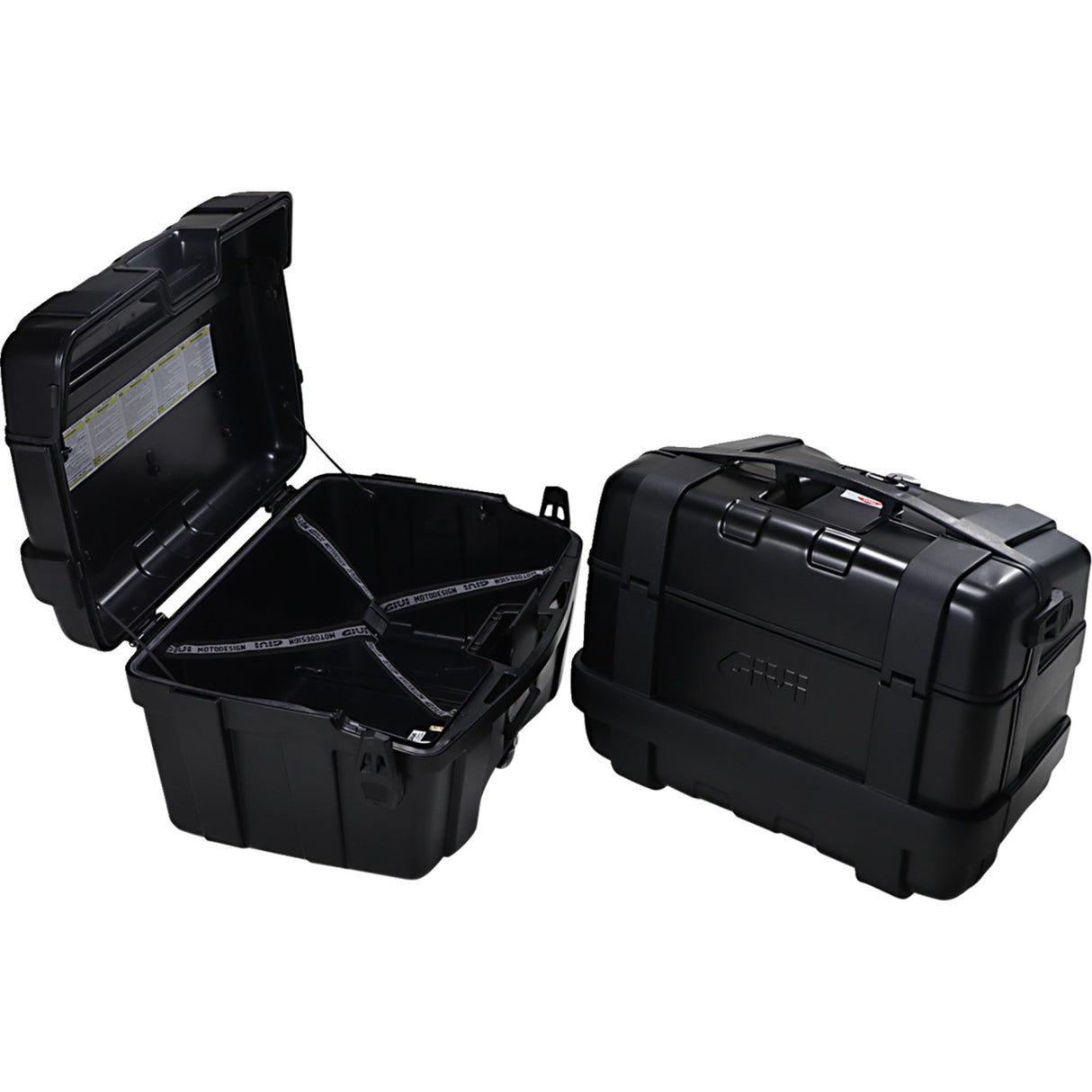 GIVI 3501-1305 TRK46BPACK2A Monokey Trekker 46 Liter Top or Side Cases Trekker Side or Top Case - Silver - 46 Liter