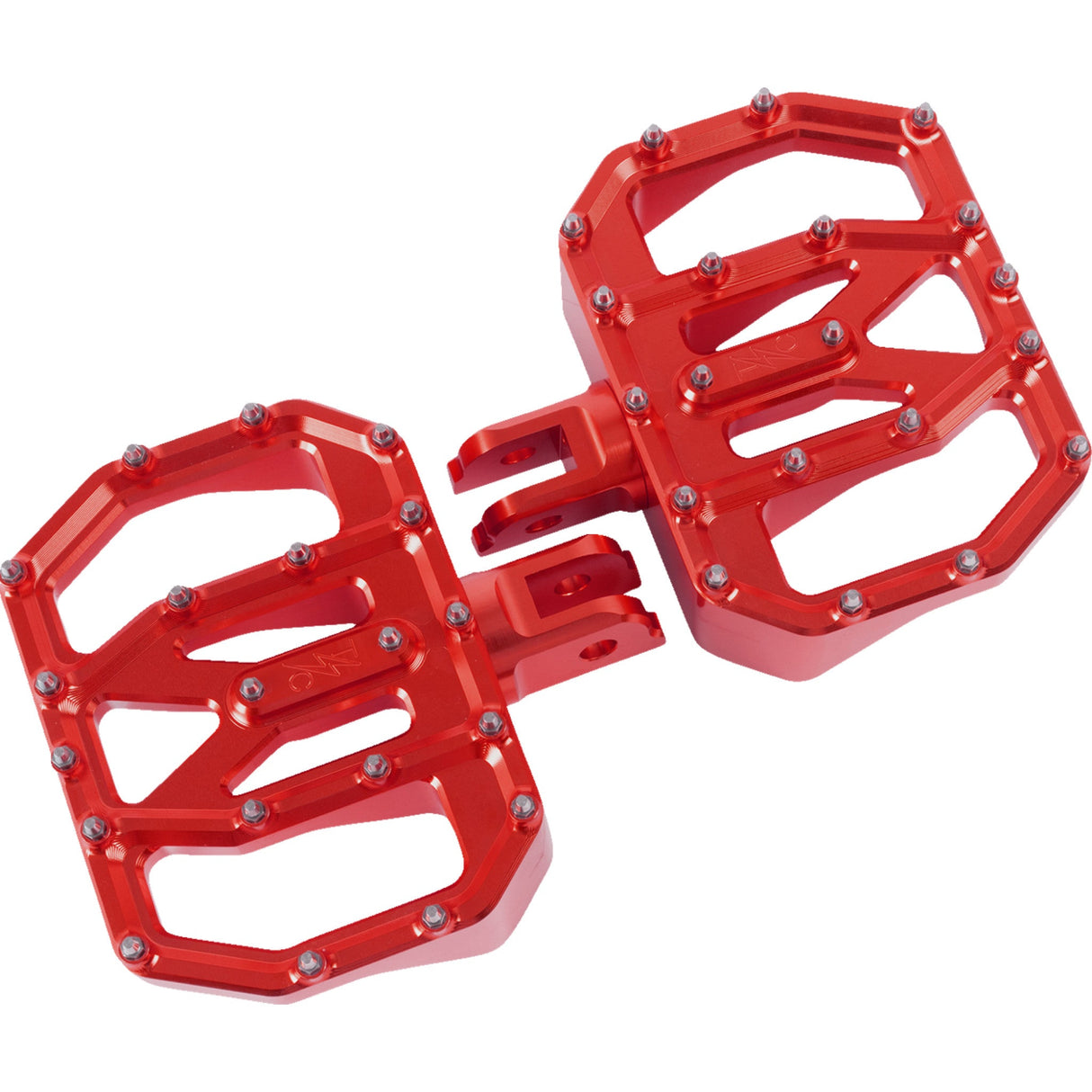 Thrashin Supply CO. Mini Aggressor Floorboards Red Front - TSC-2031-2-SF For Harley Softail 2018-2025