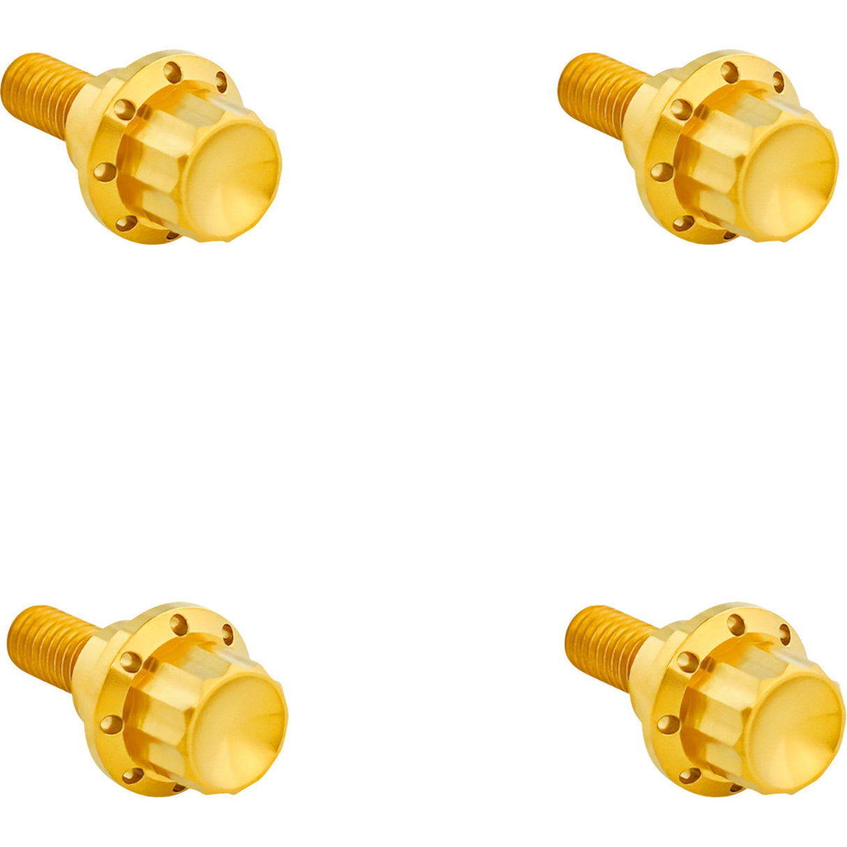 Arlen Ness Windshield Titanium 12-Point Bolt Kit Windshield 12-Point Titanium Gold - 300-811 For Harley Road Glide 2023-2026