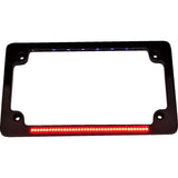 CUSTOM DYNAMICS 2030-0991 TF02-B Dual LED License Plate Frame Dual License Plate Frame - Black