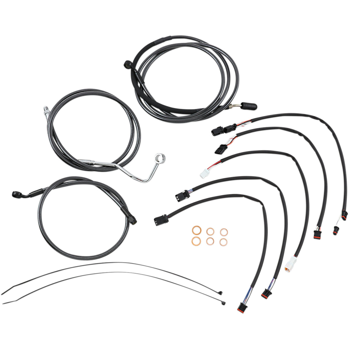 Magnum Shielding Cable Kit - 487422 For Harley Road King Special 2017-2019