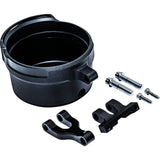PERFORMANCE MACHINE (PM) 0602-1514 0208-2192-SMB Roung Gauge Relocation Kit - Round - Black