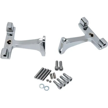 Siouxicide Choppers Passenger Floorboard Mounts Chrome