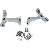 Siouxicide Choppers Passenger Floorboard Mounts Black
