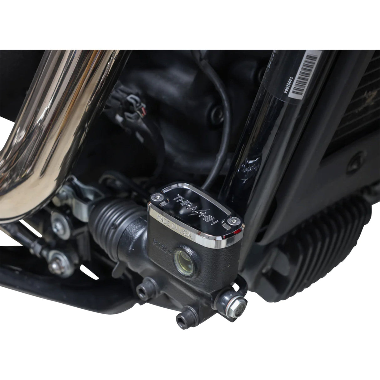 Thrashin Supply CO. Brake Reservoir Cap Rear Chrome '18+ Softail - TSC-3177-3 For Harley Softail 2018-2025