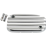 Joker Machine Hydraulic Clutch Master Cylinder Cover Finned Chrome - 08-012C For Harley Touring 2017-2020