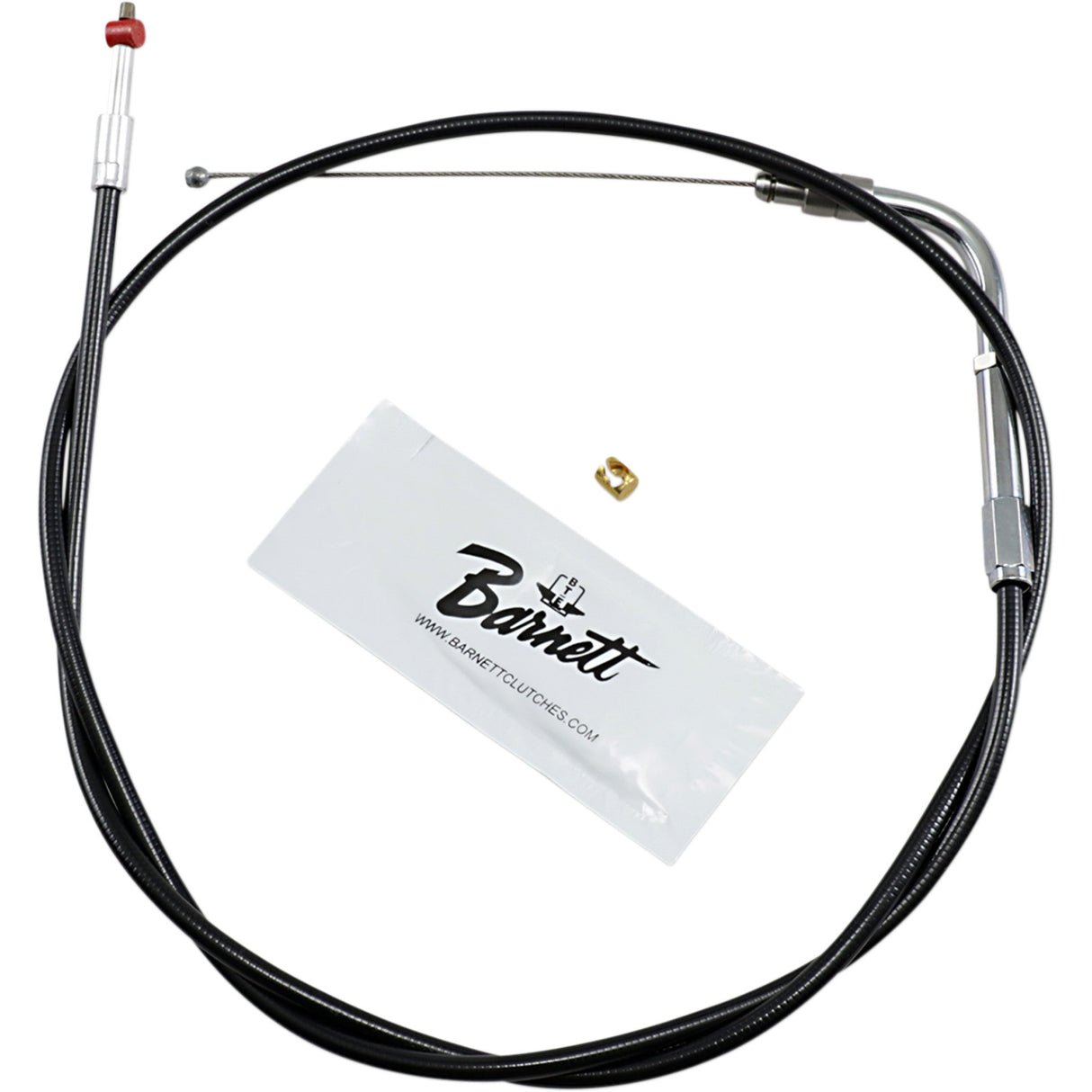 Barnett Black Vinyl Throttle Idle Cable +6" Size 37" Length - 101-30-30012-06 For Harley Softail 2000-2015