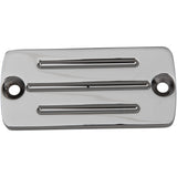 Accutronix Master Cylinder Cover With Milled Lines Chrome - C199-MC For Harley Motorcycles 1985-2005