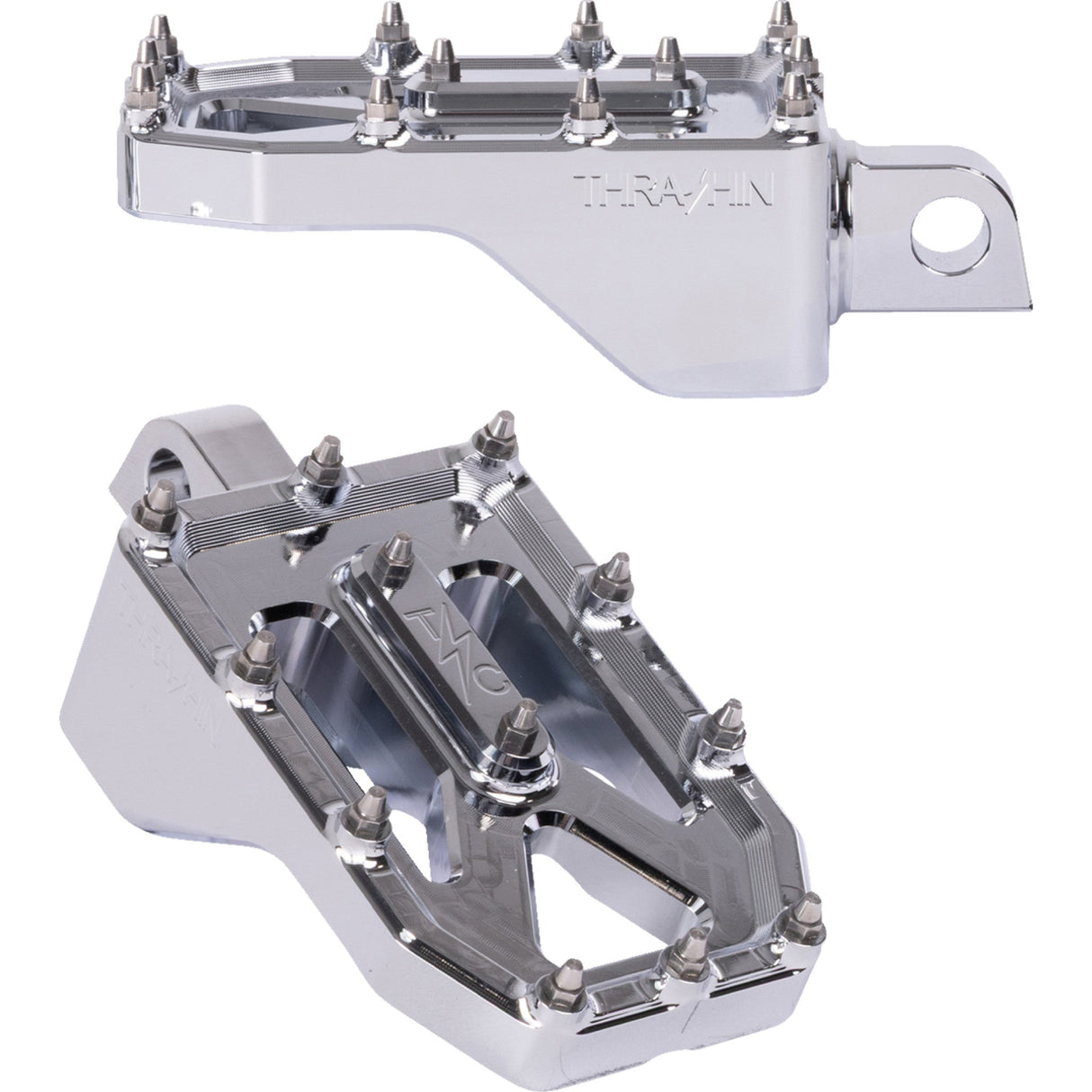 Thrashin Supply Co. Aggressor Footpegs - TSC-2022-3-D For Harley Motorcycles 1972-2025