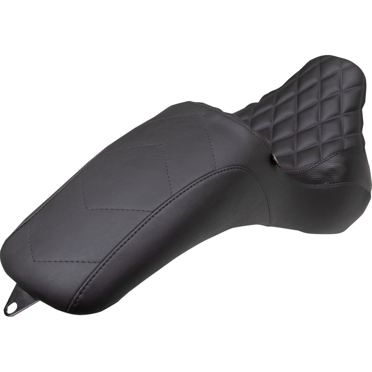 Mustang Tripper Fastback™ Seat Black Double Diamond - 75152 For Harley Softail 2018-2023