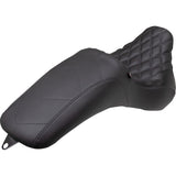 Mustang Tripper Fastback™ Seat Black Double Diamond - 75152 For Harley Softail 2018-2023