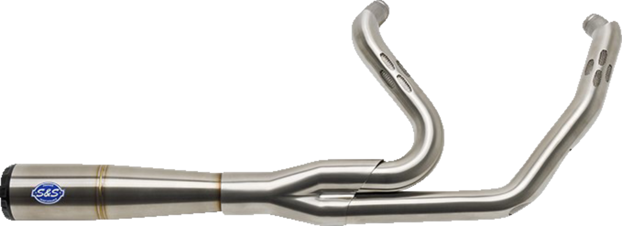 2-into-1 Diamondback Exhaust System - Stainless Steel - Race Only - 1800-2543