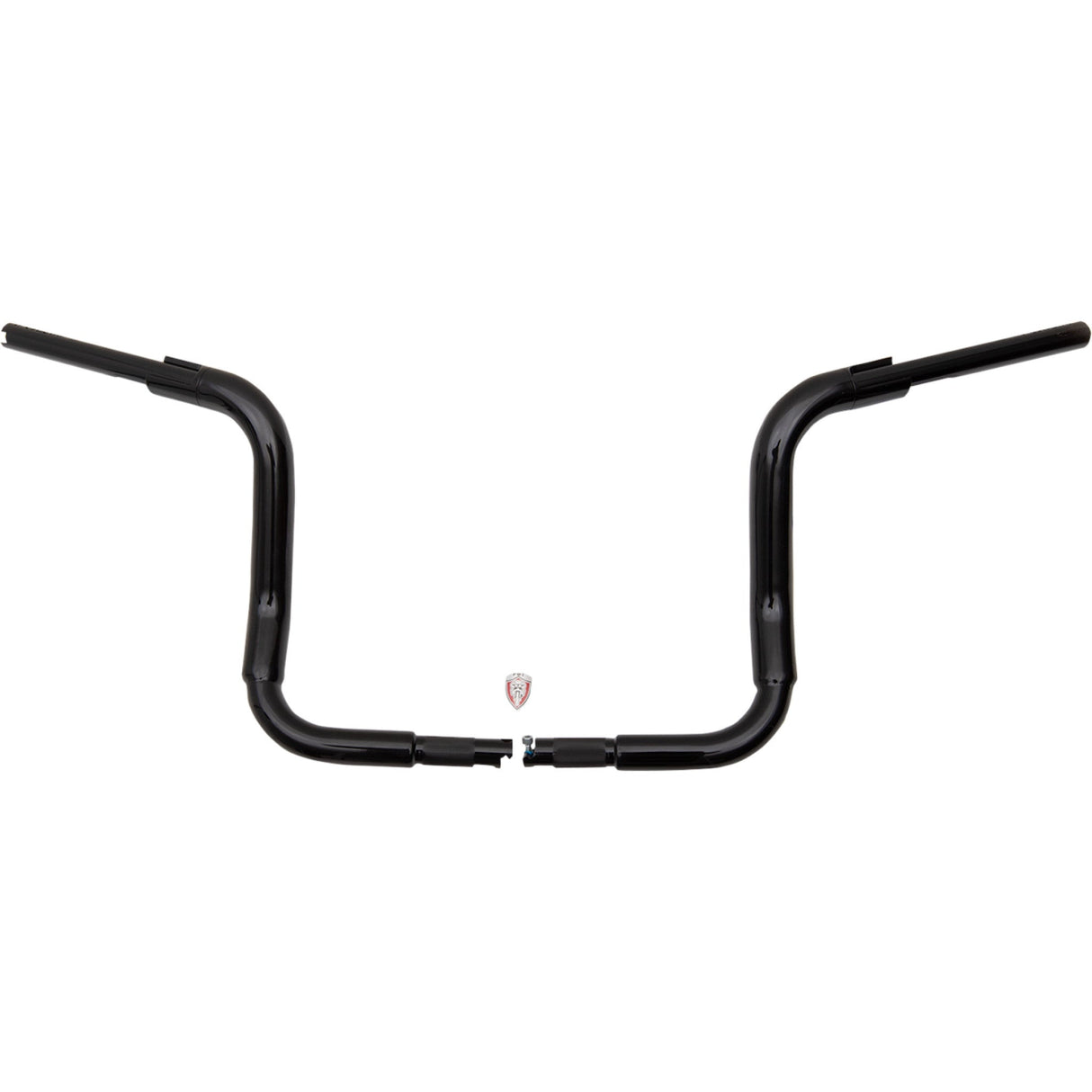 FAT Baggers INC. 1-1/2" EZ Install Rounded Top Handlebar 12" Black - 803012-B For Harley Touring 2014-2020