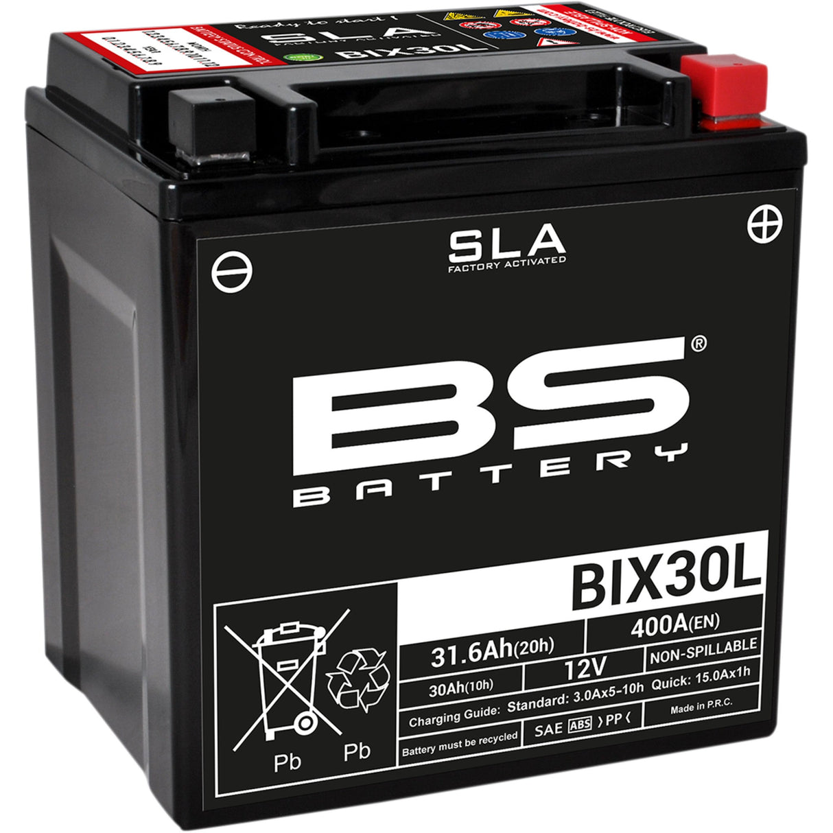Bs Battery BIX Battery - 300631 For CFMOTO ATV/UTV Models 2014-2024 | Arctic Cat Prowler 2020-2023 | Can-Am Defender 2017-2021