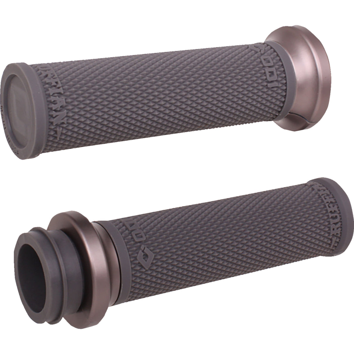 ODI 0630-3406 V30HTWH-H Ruffian Lock-On Street Grips tbw - black/gunmetal
