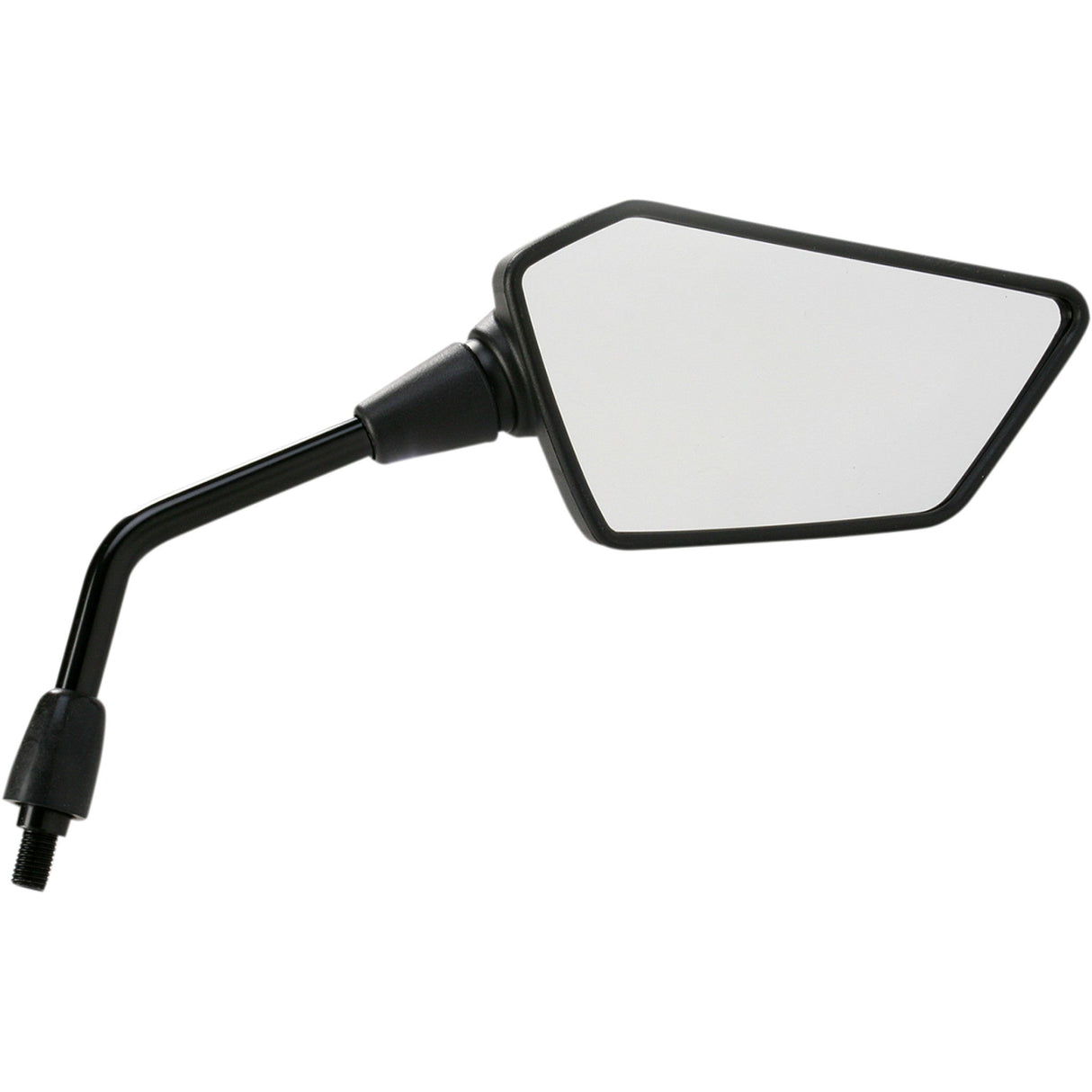 EMGO 0640-0695 20-49221 OEM-Style Replacement Mirror Mirror - Side View - Polygon - Black - Right