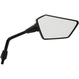 EMGO 0640-0695 20-49221 OEM-Style Replacement Mirror Mirror - Side View - Polygon - Black - Right