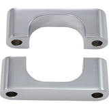 Klock Werks Tire Hugger Front Fender Mounting Block For 21" Wheels Chrome - KWFS-02-0106-C For Harley 1984-2013