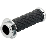 BILTWELL 0630-3187 6608-105-01 Alumicore Grips Grips - Alumicore - TBW - Chrome