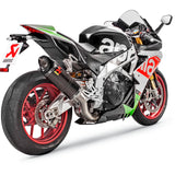 AKRAPOVIC 1811-3374 S-A10SO9-RC Slip-On Line Muffler Muffler - Carbon Fiber - RSV4/Tuono