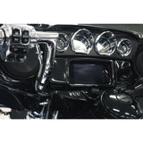 FAT BAGGERS INC. 0662-1337 119016-C EZ Install Kit 16" handlebars - upper clutch - braided stainless steel/chrome