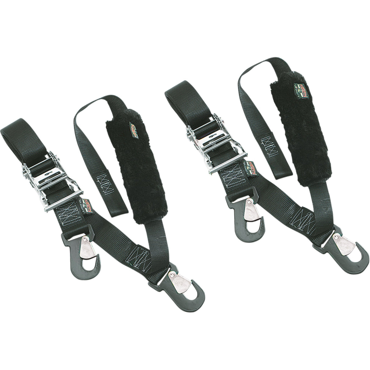 POWERTYE MFG. 3920-0011 32582-S Big Daddy Tie-Downs Big Daddy Tie-Down - 2" - 2 Snap-hook Ends - Sewn-in Soft-Tye - Black